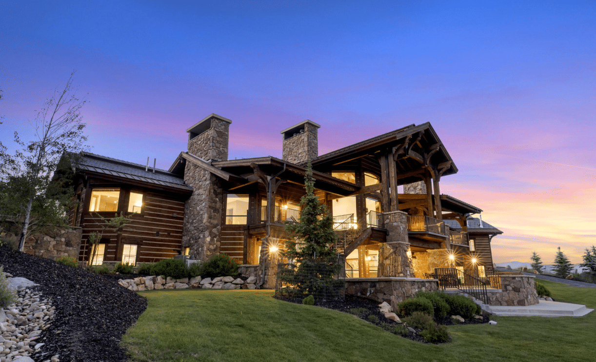 Wolf Creek Ranch scenic views near Park City and Deer Valley
