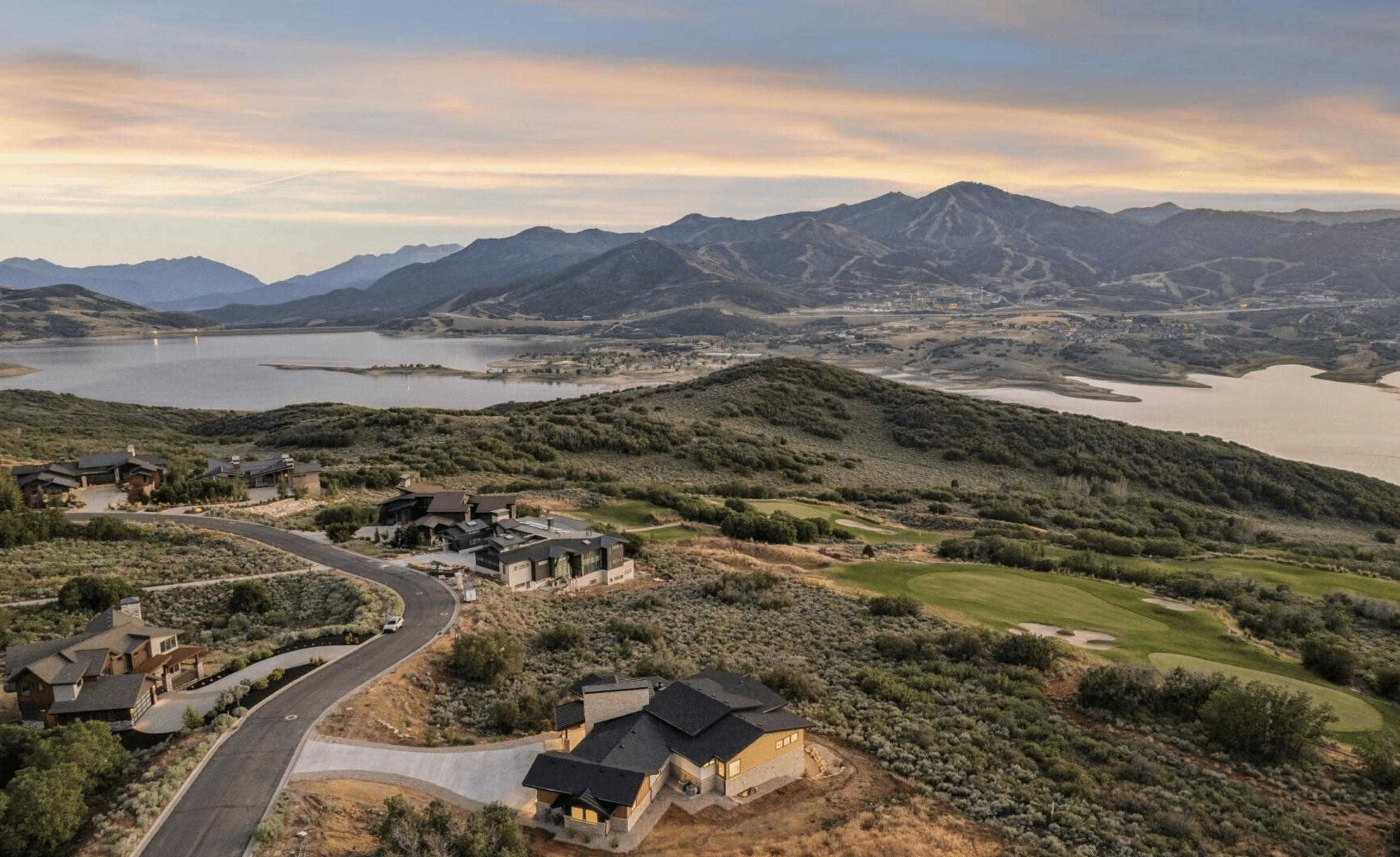 The Heber Valley and Park City corridor near Hideout Utah
